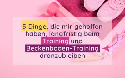 5 Dinge, die mir geholfen haben, langfristig zu trainieren