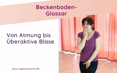 Beckenboden-Glossar – die wichtigsten Begriffe rund ums Beckenboden-Training kurz erklärt