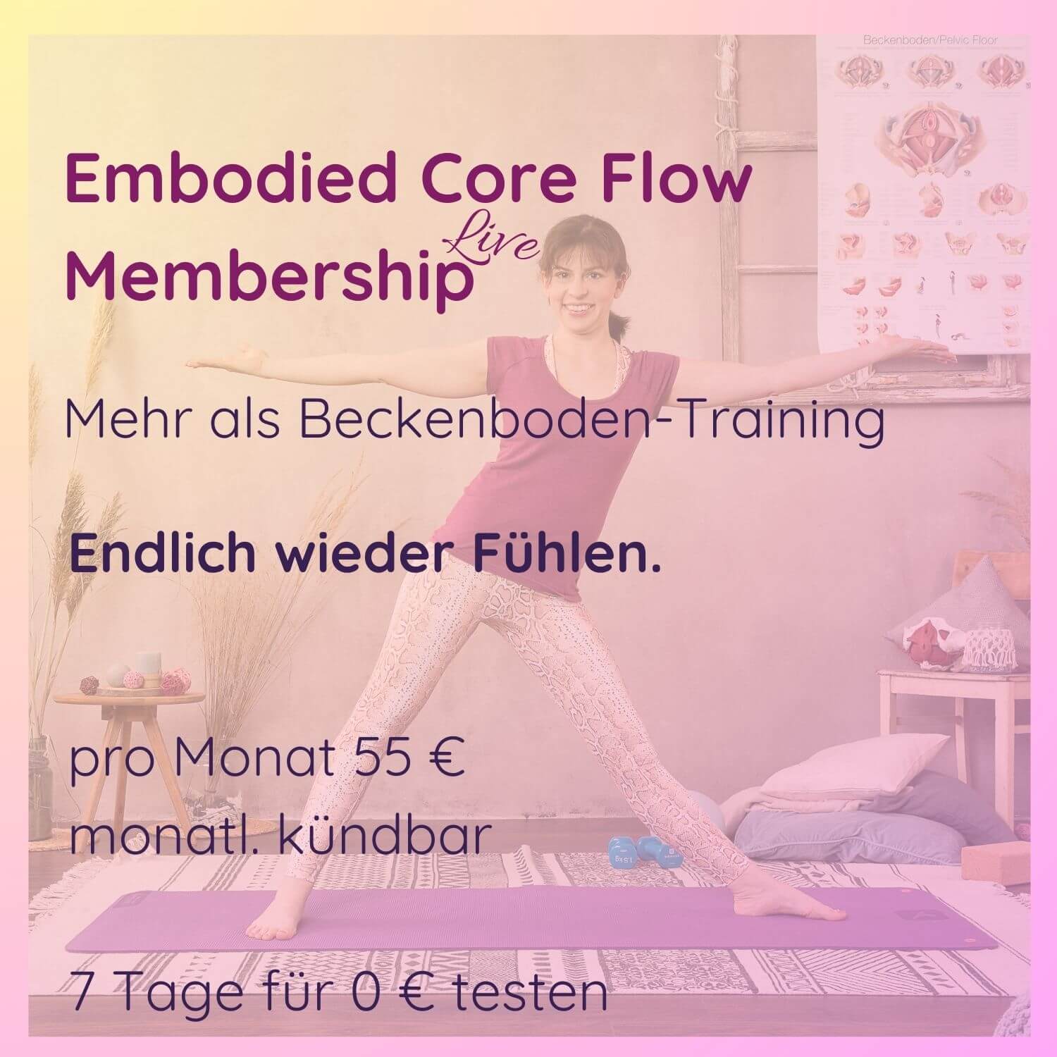 EmbodiedCoreFlowMembership Embodied Core Flow Live Membership (ehemals Online-Training für die Starke Mitte)